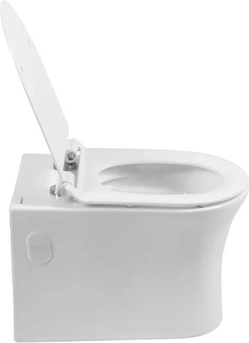 Унитаз подвесной Aquanet Rimless Roll-W CL-12249D с сиденьем Унитаз подвесной Aquanet Rimless Roll-W CL-12249D с сиденьем