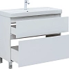 Тумба под раковину Aquanet Вега 100 00344125 напольная, белый глянец Тумба под раковину Aquanet Вега 100 00344125 напольная, белый глянец