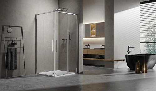 Душевой уголок Vincea Slim 8mm VSS-6SL8010CL, 1000x800, хром, стекло прозрачное Душевой уголок Vincea Slim 8mm VSS-6SL8010CL, 1000x800, хром, стекло прозрачное