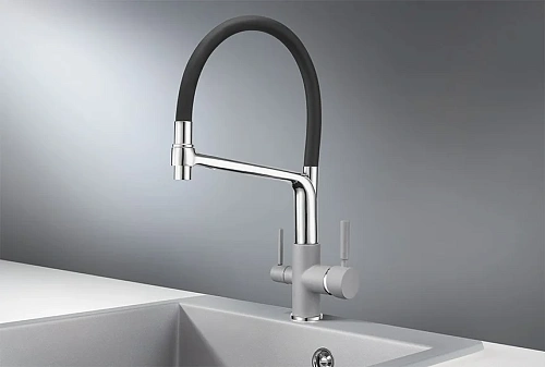 Смеситель для кухни GRANULA (0083, АЛЮМИНИУМ) Смеситель для кухни GRANULA (0083, АЛЮМИНИУМ)