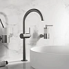 Смеситель для раковины GROHE Atrio New, свободностоящий, темный графит (32647AL3) Смеситель для раковины GROHE Atrio New, свободностоящий, темный графит (32647AL3)