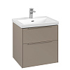 Тумба под раковину Villeroy &amp; Boch Subway 3.0 Taupe / Taupe C57802VM