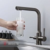 Смеситель для кухни Raglo R81.61.09 с подключением к фильтру, графит Смеситель для кухни Raglo R81.61.09 с подключением к фильтру, графит