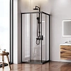 Душевой уголок AM.PM Gem W90G-403-9090BT 90x90 черный матовый, стекло прозрачное Душевой уголок AM.PM Gem W90G-403-9090BT 90x90 черный матовый, стекло прозрачное