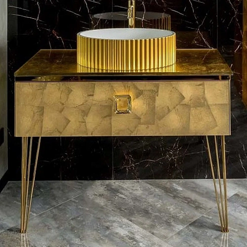 Тумба под раковину Boheme Lucido 100 см Поталь 770-100-Foil Тумба под раковину Boheme Lucido 100 см Поталь 770-100-Foil