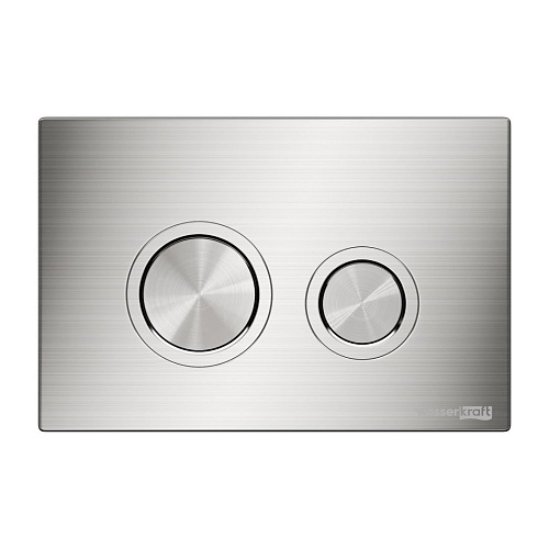 Инсталляция для унитаза WasserKRAFT Salm 27TLT.010.ME.WH.BN01 с клавишей смыва никель Инсталляция для унитаза WasserKRAFT Salm 27TLT.010.ME.WH.BN01 с клавишей смыва никель