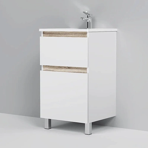 Тумба под раковину AM.PM X-Joy M85AFSX0502WG напольная, 50 см, белый Тумба под раковину AM.PM X-Joy M85AFSX0502WG напольная, 50 см, белый