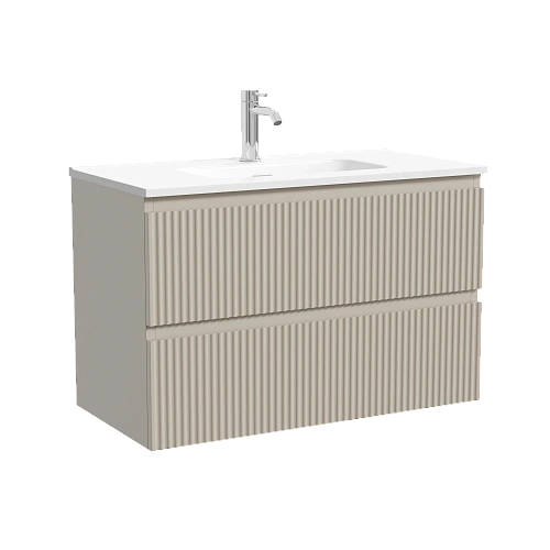 Тумба под раковину SANCOS Snob SNR80/39CE R 790х390х500 Beige Soft подвесная Тумба под раковину SANCOS Snob SNR80/39CE R 790х390х500 Beige Soft подвесная