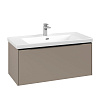 Картинка анонса товара «тумба под раковину villeroy &amp; boch subway 3.0 taupe / taupe c56901vm»