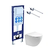 Комплект унитаза SET Aquatek ЕВРОПА T-17-KKI1 с инсталляцией и сиденьем Комплект унитаза SET Aquatek ЕВРОПА T-17-KKI1 с инсталляцией и сиденьем