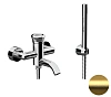 Смеситель для ванны Remer Element ET02BG, золото брашированное