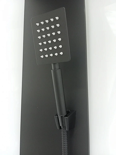 Душевая кабина Ceruttispa CHIKA901B без крыши 90x90x215-225 профиль черный, стекло прозрачное Душевая кабина Ceruttispa CHIKA901B без крыши 90x90x215-225 профиль черный, стекло прозрачное