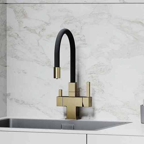 Смеситель для кухни Sancos Arno SC4005BG под фильтр, брашированное золото Смеситель для кухни Sancos Arno SC4005BG под фильтр, брашированное золото