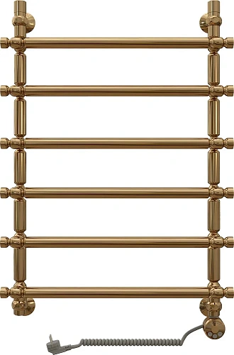 Полотенцесушитель электрический EWRIKA Медея B3 80х50 R, золото 473289 Полотенцесушитель электрический EWRIKA Медея B3 80х50 R, золото 473289