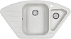 Картинка анонса товара «кухонная мойка paulmark wiese, pm529050-wh, белый, 890х490»