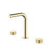 Картинка анонса товара «смеситель для раковины boheme stick 152-g.3 linea на 3 отверстия gold»