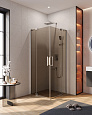 Душевой уголок CEZARES SLIDER-A-2-70/80-BR-Cr 70-80x70-80см стекло тонированное (бронза), профиль хром Душевой уголок CEZARES SLIDER-A-2-70/80-BR-Cr 70-80x70-80см стекло тонированное (бронза), профиль хром