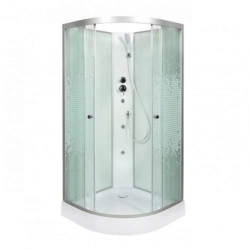 Душевая кабина Dto L901N (L901NGM) 100x100 см с гидромассажем Душевая кабина Dto L901N (L901NGM) 100x100 см с гидромассажем