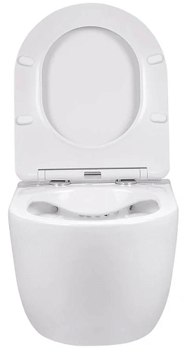 Унитаз подвесной Vincea Evo VT1-34S белый, ультратонкое сиденье soft-close Унитаз подвесной Vincea Evo VT1-34S белый, ультратонкое сиденье soft-close