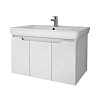 Тумба под раковину DREJA Q (D), 80 см, подвесная, 3 дверцы, белый глянец 99.1003 Тумба под раковину DREJA Q (D), 80 см, подвесная, 3 дверцы, белый глянец 99.1003