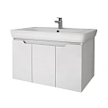 Тумба под раковину DREJA Q (D), 80 см, подвесная, 3 дверцы, белый глянец 99.1003 Тумба под раковину DREJA Q (D), 80 см, подвесная, 3 дверцы, белый глянец 99.1003