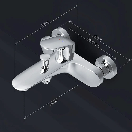 Смеситель для ванны AM.PM Like F8010016 хром Смеситель для ванны AM.PM Like F8010016 хром