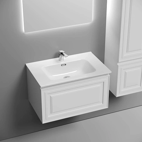 Тумба под раковину Sancos Very VR70W 690х445х406 Bianco, подвесная Тумба под раковину Sancos Very VR70W 690х445х406 Bianco, подвесная