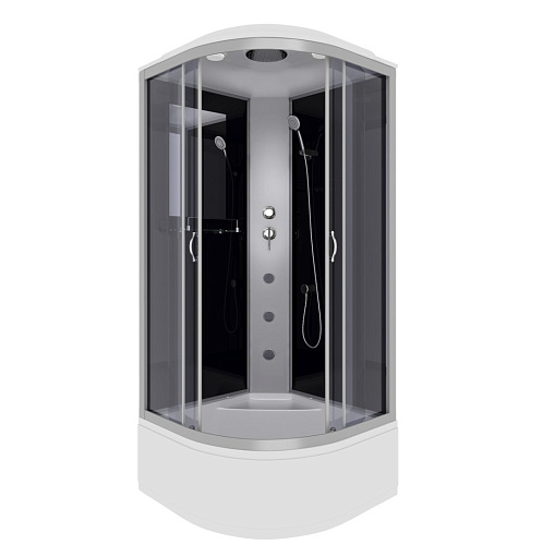 Душевая кабина Niagara Classic NG-2509-14G (1000х1000х2150) высокий поддон (40см) стекло тонированное 25091434G Душевая кабина Niagara Classic NG-2509-14G (1000х1000х2150) высокий поддон (40см) стекло тонированное 25091434G