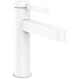 Детальная картинка товара «смеситель для раковины hansgrohe finoris 110, со сливным гарнитуром 76020700, матовый белый»