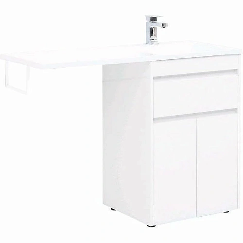 Тумба с раковиной Aquanet Токио 120 R белый (напольная, 1 ящик, 2 дверцы) 00239210 Тумба с раковиной Aquanet Токио 120 R белый (напольная, 1 ящик, 2 дверцы) 00239210