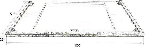 Декоративный элемент Boheme Lucido 80 см золото 771-080-G Декоративный элемент Boheme Lucido 80 см золото 771-080-G