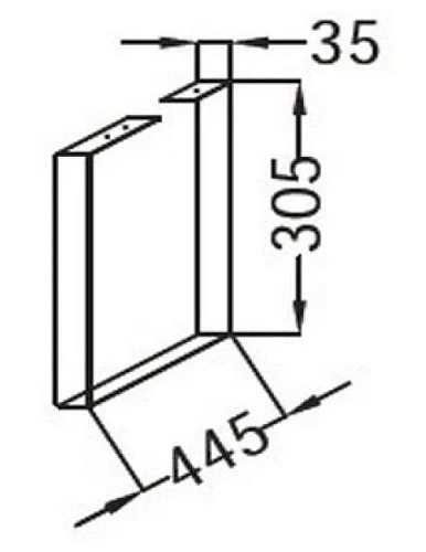 Ножки для мебели Jacob Delafon Odeon UP EB889-NF Ножки для мебели Jacob Delafon Odeon UP EB889-NF