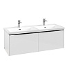 Картинка анонса товара «тумба под раковину villeroy &amp; boch subway 3.0 с подсветкой brilliant white / brilliant white c567l1v c567l1ve»
