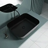 Раковина Esbano ASTANES-N (ESRNASTANMB) накладная matt black 500x400x140