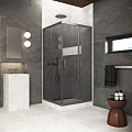 Душевой уголок Vegas-glass ZA Protec 70 11 07 700x700 мм, профиль оружейная сталь, стекло графит Душевой уголок Vegas-glass ZA Protec 70 11 07 700x700 мм, профиль оружейная сталь, стекло графит