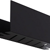 Полка Aquanet Магнум 40x12 черная матовая 00274188 Полка Aquanet Магнум 40x12 черная матовая 00274188