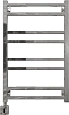 Полотенцесушитель электрический EWRIKA Кассандра Pg 80x50 L, хром 510325 Полотенцесушитель электрический EWRIKA Кассандра Pg 80x50 L, хром 510325
