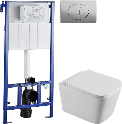 Инсталляция для унитаза STWORKI Бурос BU-04up 510163 с кнопкой 230822 хром глянцевы 589630 Инсталляция для унитаза STWORKI Бурос BU-04up 510163 с кнопкой 230822 хром глянцевы 589630