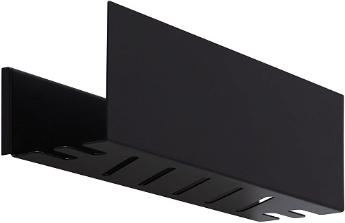 Полка Aquanet Магнум 40x12 черная матовая 00274188 Полка Aquanet Магнум 40x12 черная матовая 00274188
