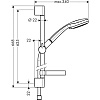 Душевой гарнитур Hansgrohe Croma 100 Vario/Unica C 27772000 Душевой гарнитур Hansgrohe Croma 100 Vario/Unica C 27772000