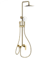 Душевая система Wonzon & Woghand брашированное золото (WW-A30874-BG) Душевая система Wonzon & Woghand брашированное золото (WW-A30874-BG)