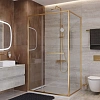 Душевой уголок CEZARES LUX-AH-FS-11-120/90-C-BORO 120x90 см, профиль брашированное золото, стекло прозрачное Душевой уголок CEZARES LUX-AH-FS-11-120/90-C-BORO 120x90 см, профиль брашированное золото, стекло прозрачное