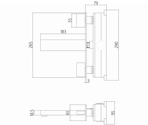 Смеситель для раковины ABBER Daheim AF82122SP для раковины скрытого монтажа, сатин Смеситель для раковины ABBER Daheim AF82122SP для раковины скрытого монтажа, сатин