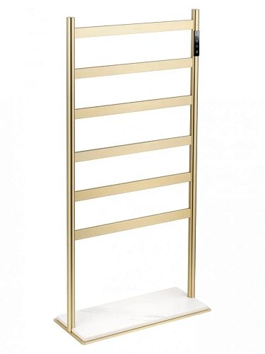 Полотенцесушитель электрический Wonzon & Woghand напольный, брашированное золото (WW-A406-BG) Полотенцесушитель электрический Wonzon & Woghand напольный, брашированное золото (WW-A406-BG)