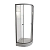 Душевой уголок Radomir Берген RD 80х80 1-09-2-0-0-3490 радиальный, стекла прозрачные, профиль матовый хром Душевой уголок Radomir Берген RD 80х80 1-09-2-0-0-3490 радиальный, стекла прозрачные, профиль матовый хром