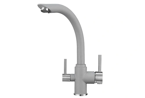 Смеситель для кухни Granula 2304, АЛЮМИНИУМ Смеситель для кухни Granula 2304, АЛЮМИНИУМ