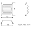 Полотенцесушитель водяной Ника CURVE ЛZ (Г) 50/40 Полотенцесушитель водяной Ника CURVE ЛZ (Г) 50/40