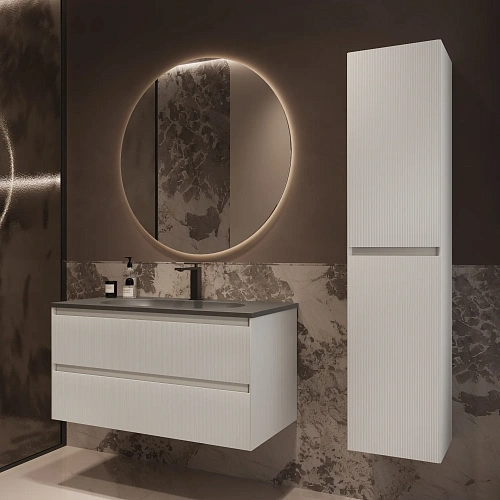 Тумба под раковину Vincea Welle 1000 подвесная, белый матовый софт-тач Тумба под раковину Vincea Welle 1000 подвесная, белый матовый софт-тач