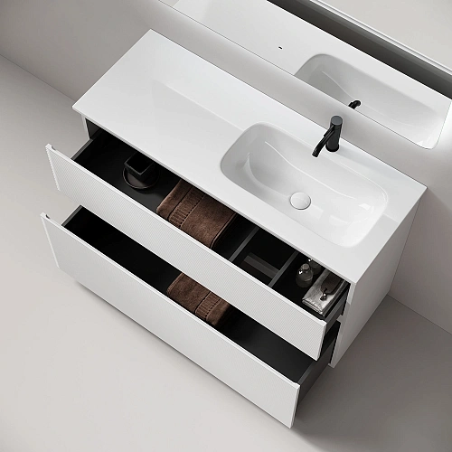 Тумба под раковину SANCOS Folk Floor FL120FRW правая 1190х445х850 Bianco, напольная Тумба под раковину SANCOS Folk Floor FL120FRW правая 1190х445х850 Bianco, напольная