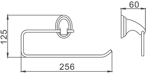 Полотенцедержатель Haiba HB1503-2 Полотенцедержатель Haiba HB1503-2